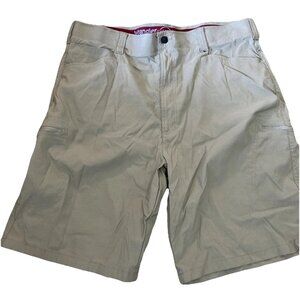 Wrangler Men Cargo Hiking Utility Shorts Pockets Relaxed Gorpcore Brown Size 40